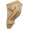Ekena Millwork 2 5/8"W x 3 3/4"D x 6 5/8"H Small Fig Leaf Corbel, Cherry COR02X03X06FICH - alternate 1
